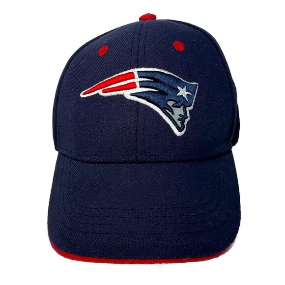 New England Patriots Baseball Hat Cap‎ NFL Apparel Brand Blue Boy Kids Size - Picture 1 of 7
